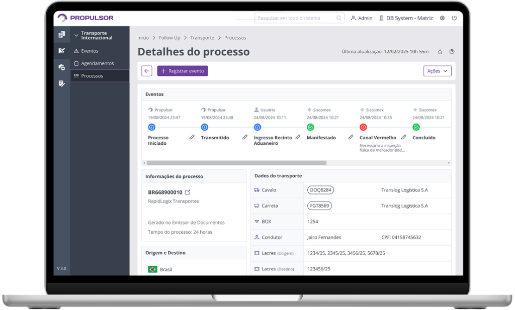 Imagem de um notebook exibindo a tela do Propulsor